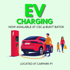 EV Charging is now available at CSC @ Bukit Batok.